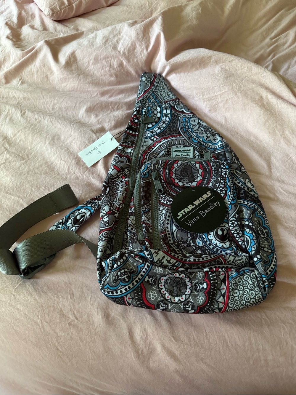 Vera Bradley Star Wars Far, Far Away Medallion Sling Bag